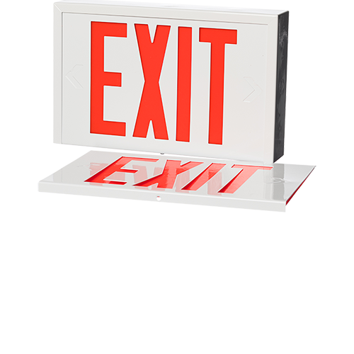 EXIT LED SIGN WITH BATTERY BACK-UP