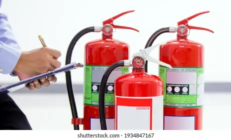 How to do a yearly fire extinguisher inspection.